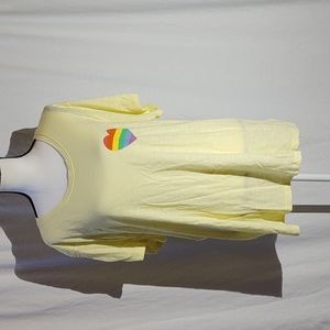 Lucky Brand Rainbow Heart Tee